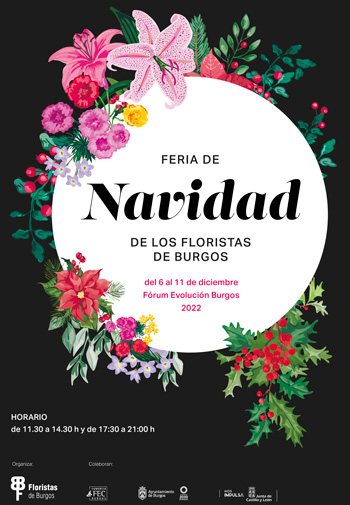 Feria Navidad Floristas Burgos 2022